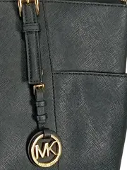 Vorschaubild 4 von Henkeltasche Damen Schwarz Leder Elegant Business Tote 38cm