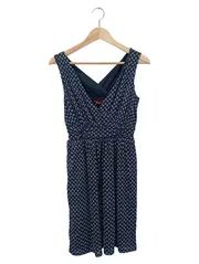 Vorschaubild 1 von Damen Freizeitkleid Gr. 36/S Blau Grafisch Elegant Vintage