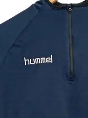 Vorschaubild 2 von Hummel Sport Shirt Kinder Gr. 176 Blau Langarm Half-Zip Training