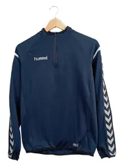 Vorschaubild 1 von Hummel Sport Shirt Kinder Gr. 176 Blau Langarm Half-Zip Training