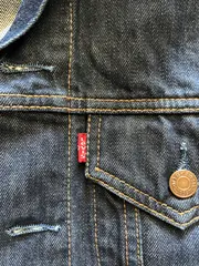 Vorschaubild 2 von Herren Jeansjacke Blau Gr. S Casual Denim Jacke