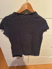 Vorschaubild 3 von Damen T-Shirt gestreift Gr. 36/S Blau Baumwolle Casual