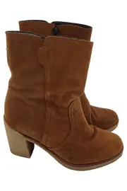 Vorschaubild 1 von Damen Stiefelette Gr. 37 Braun Casual Vintage Reißverschluss