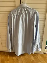Vorschaubild 2 von Business Hemd Herren gestreift Blau Gr. 52 XL Baumwolle