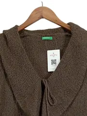 Vorschaubild 2 von Damen Strickjacke Gr. 38 Braun Casual