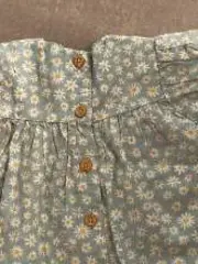 Vorschaubild 4 von Baby Kleid Gr. 62 Blumenmuster Gänseblümchen Grün