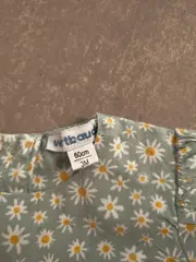 Vorschaubild 5 von Baby Kleid Gr. 62 Blumenmuster Gänseblümchen Grün