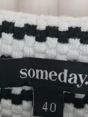 Vorschaubild 4 von Damen Pullover Gr. 40/L Weiß Gestreift Langarm Casual