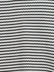 Vorschaubild 2 von Damen Pullover Gr. 40/L Weiß Gestreift Langarm Casual