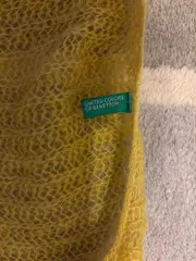 Vorschaubild 3 von Strickjacke Damen Gr. M Gelb Mohair Cardigan