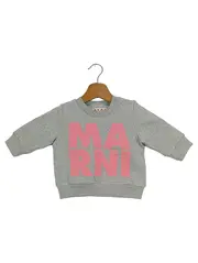 Vorschaubild 1 von Kinder Sweatshirt Grau Gr. 68 Baby Baumwolle Logo-Print Casual