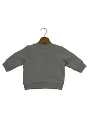 Vorschaubild 2 von Kinder Sweatshirt Grau Gr. 68 Baby Baumwolle Logo-Print Casual