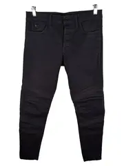Vorschaubild 1 von Motac 3D Slim Herren Jeans W30 Schwarz Biker Tapered