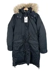 Vorschaubild 1 von Damen Parka Gr. L Schwarz Kunstpelz Kapuze Daunen Winterjacke