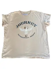 Vorschaubild 1 von Damen T-Shirt Journey Spiritual Mind Beige Gr. S