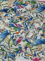 Vorschaubild 3 von Damen Bluse Gr. 44 XXL Mehrfarbig Florales Muster Off Shoulder