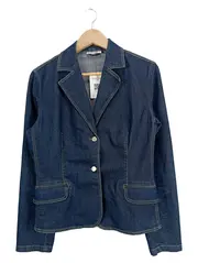 Vorschaubild 1 von Damen Jeansjacke Blazer Gr. 38 M Blau Casual Baumwolle
