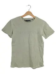 Vorschaubild 1 von Kinder T-Shirt Gr. 152 Beige Logo Print Kurzarm Baumwolle