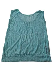 Vorschaubild 1 von Damen Sport Top Gr. S Türkis Ärmellos Polyester