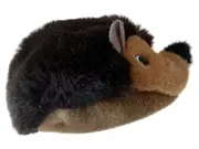 Vorschaubild 1 von Plüschtier Igel Kuscheltier Braun mit Knopf im Ohr