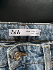 Vorschaubild 5 von Denim Mom Jeans Damen Gr. 34 XS Hellblau High Waist Straight