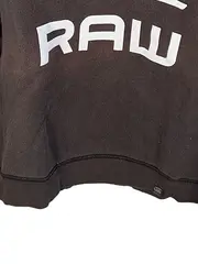 Vorschaubild 4 von Kapuzenpullover Hoodie Herren Braun Logo-Print Gr. M