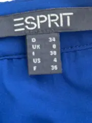 Vorschaubild 6 von Damen A-Linienrock Gr. 34 Blau Woll-Mix Casual Rock