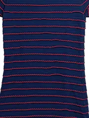 Vorschaubild 2 von Damen Freizeitkleid Blau Gestreift Gr. 38/M Casual