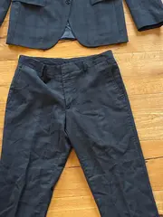 Vorschaubild 2 von Anzug Herren 50/L Grau Business Wolle Sakko Hose