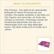Vorschaubild 3 von Brettspiel Pony Prinzessinnen Märchen Kinder Gesellschaftsspiel