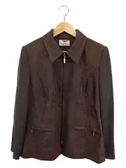 Vorschaubild 1 von Frankenwälder Damen Strickjacke Gr. 42/L Braun Klassisch Elegant