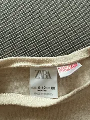 Vorschaubild 5 von Pullover Mädchen Gr. 80 Beige Rüschen Langarm