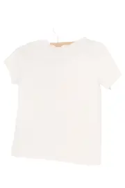 Vorschaubild 2 von Kinder T-Shirt Gr. 116 Weiß Casual Sportlich Logo-Print Kurzarm