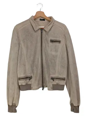STILE BENETTON Lederjacke