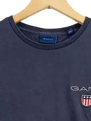Vorschaubild 2 von Herren T-Shirt Wappen Logo Blau Gr. M