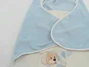 Vorschaubild 3 von Baby Einschlagdecke Pucktuch Hund Motiv Blau Fleece