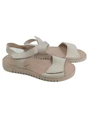 Vorschaubild 1 von Sandalen Damen Gr. 41 Beige Casual Bequeme Sommerschuhe