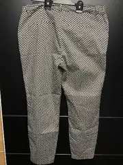 Vorschaubild 5 von Damen Stoffhose Schwarz Punkte Gr. 46 Casual