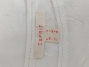 Vorschaubild 3 von Pullover Damen Gr. 36/S Weiß Sterne Klassisch Elegant Langarm