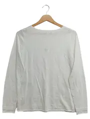 Vorschaubild 2 von Pullover Damen Gr. 36/S Weiß Sterne Klassisch Elegant Langarm