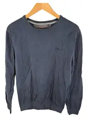 Vorschaubild 1 von Herren Pullover Gr. M Blau Rundhals Langarm Casual