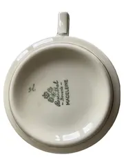 Vorschaubild 2 von Teetasse Beige Klassisch Blumen Madeleine Porzellan