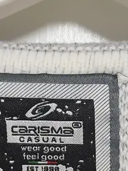 Vorschaubild 6 von Herren Pullover Grau L Strukturmuster Destroyed Casual Langarm