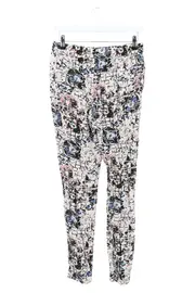 Vorschaubild 1 von Damen Stoffhose Gr. 38 M Mehrfarbig Grafisch Casual Urban