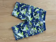 Vorschaubild 6 von Kinder Badeshorts Gr. 122 Hai-Muster Mehrfarbig Polyester