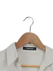 Vorschaubild 3 von TAIFUN Hemdbluse Damen Gr. 38 Weiß Langarm Klassisch Baumwolle