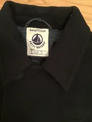 Vorschaubild 5 von Pea Coat Wollmantel Kinder Blau Gr. 116 Klassisch