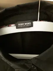 Vorschaubild 2 von Damen Poloshirt Langarm Schwarz Gr. 44 XXL Klassisch