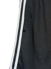 Vorschaubild 5 von Kinder Sport Shorts Gr. 152 Streifen Logo Print Polyester Schwarz