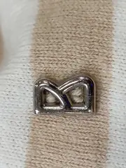 Vorschaubild 3 von Damen Pullover Gestreift Mehrfarbig Gr. 38 M V-Ausschnitt Casual